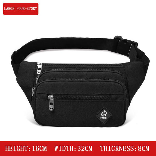 Multifunctional Small Bag Trendy Men's Pockets Outdoor Men's and Women's Casual Running Mobile Phone Pockets Business Collection Wallet
