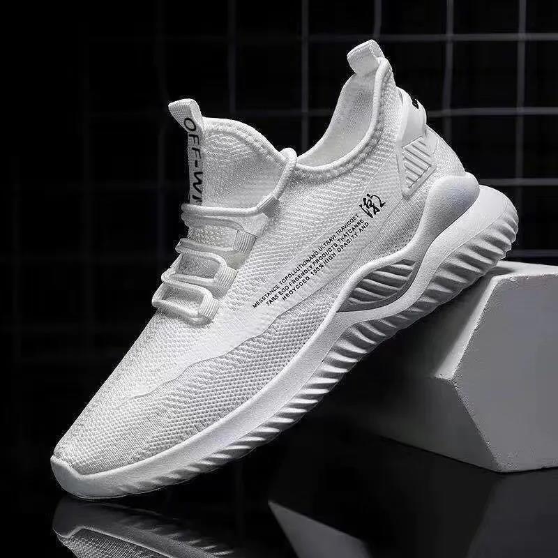 Men's Running Shoes Breathable Casual Shoes All-match Sports Shoes Non-slip Wear-resistant Mesh Shoes