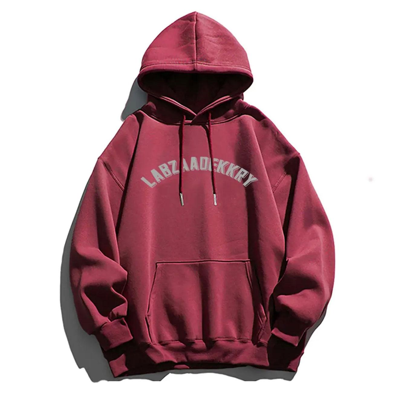 Couple's Sweater Ring Letter Printing Women's Spring and Autumn Solid Color Long-sleeved Pullover Sweatshirts Loose Couple's Top Casual Hooded Sweater