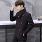 Autumn and Winter Small Windbreaker Male Korean Style Trend Personality Handsome Slim Short Coat Male Woolen Coat