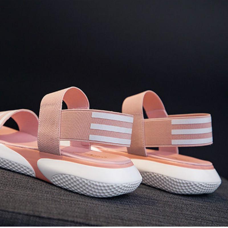 Sandals Female Fish Mouth Summer Thick Bottom Sponge Cake Student Wild Korean Flat Bottom Women's Shoes