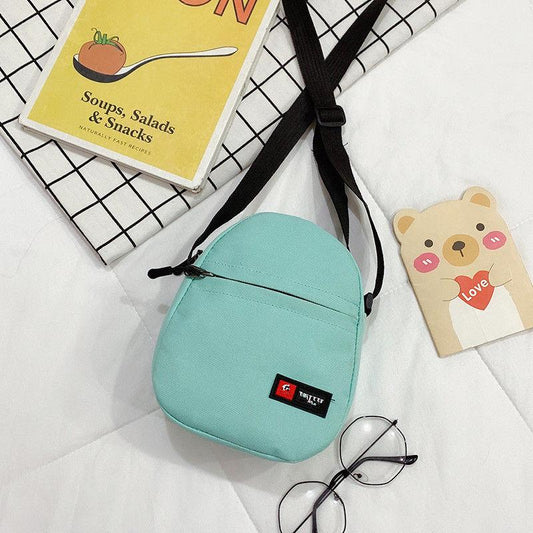 Mobile Phone Bag Small Bag Male Tide Messenger Female Bag Student Net Celebrity All-match Small Shoulder Bag Mini Canvas Bag