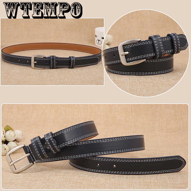 Fashion PU leather belts for women Luxury Designer belt woman Pin buckle strap for jeans