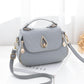 Crossbody Body Women Leather Anti-theft Waterproof Multi-pocket Drip Buckle Handbag Shoulder Bag