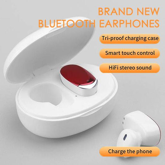 Waterproof 5.0 Earphones Bluetooth Mini HIFI TWS Earbuds Wireless Headphones Noise Reduction Headset