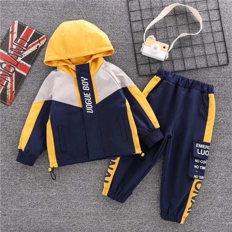 Children's Clothing Boy Suit 2021 Spring and Autumn Children's Jacket Little Boy Two-piece Suit