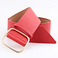Concise Women Strap Pu Leather Casual All-match Women Waist Belt Wide Waistband