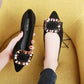 Temperament Pointed Toe Single Shoes Women Flat Shoes Peas Shoes Soft Sole Casual Single Shoes Comfortable Work Shoes