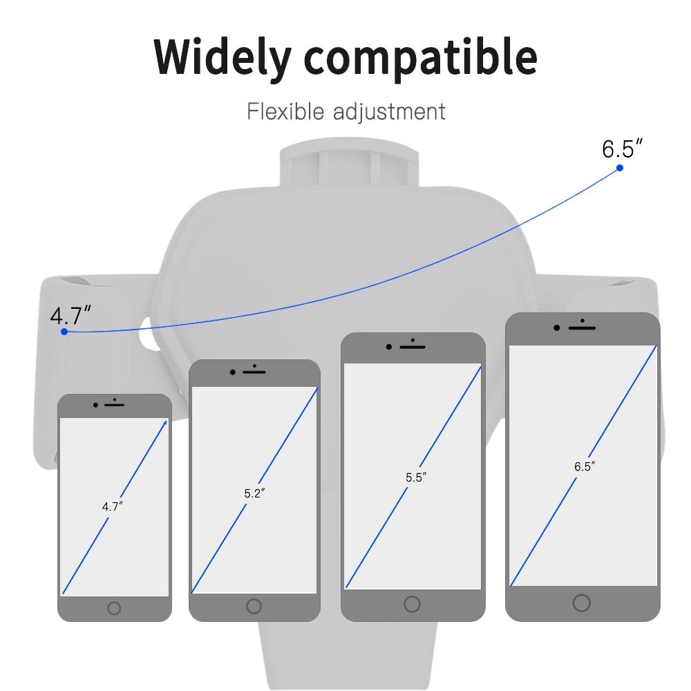 Universal Car Mobile Phone Aluminum Alloy Gravity Support Holder Air Vent Mount Stand No Magnetic