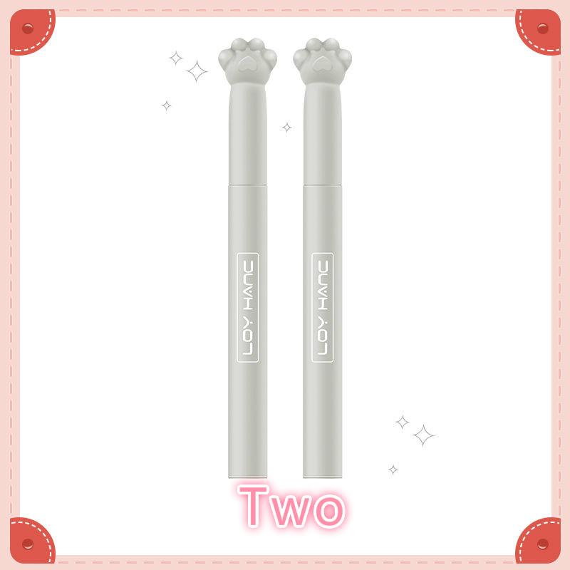 Cute and durable waterproof [cat's claw eyeliner] no smudge hard head eyeliner novice student
