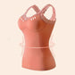 Warm Vest Women's Lace Sling Gathered Underwear Thickened Plus Velvet Sexy Soft Bottoming Shirt Built-in Chest Pad