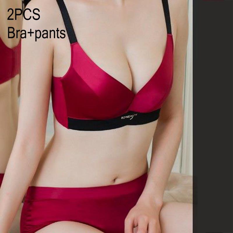 Lingerie Set Plus Size Bras Sexy Bra Set Transparent Women Underwear Embroidery Lingerie Bralette