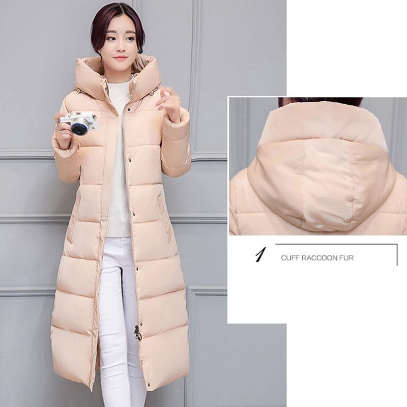 Women's Cotton-padded Winter Jacket Cotton-padded Jacket Mid-length Over The Knee Korean Thick Loose Padded Coat