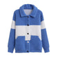 Autumn and Winter Casual Knitted Jacket Turn-down Collar Long-sleeved Sweater Thickened Short Small Fragrance Cardigan