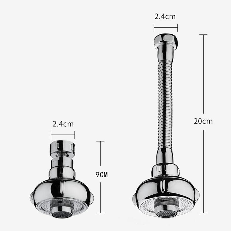 Kitchen Basin Faucet Splash-proof Shower Filter Water Filter Rotatable Universal Sprinkler Water Saver