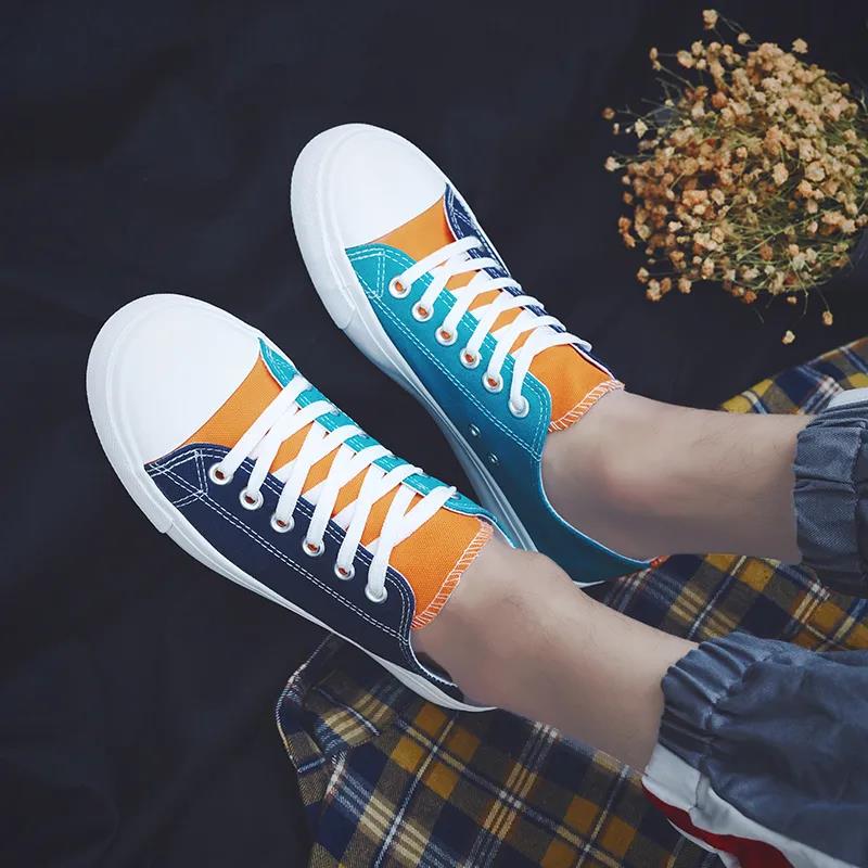 Summer Canvas Shoes Trend Casual Cloth Shoes Breathable Men's Shoes