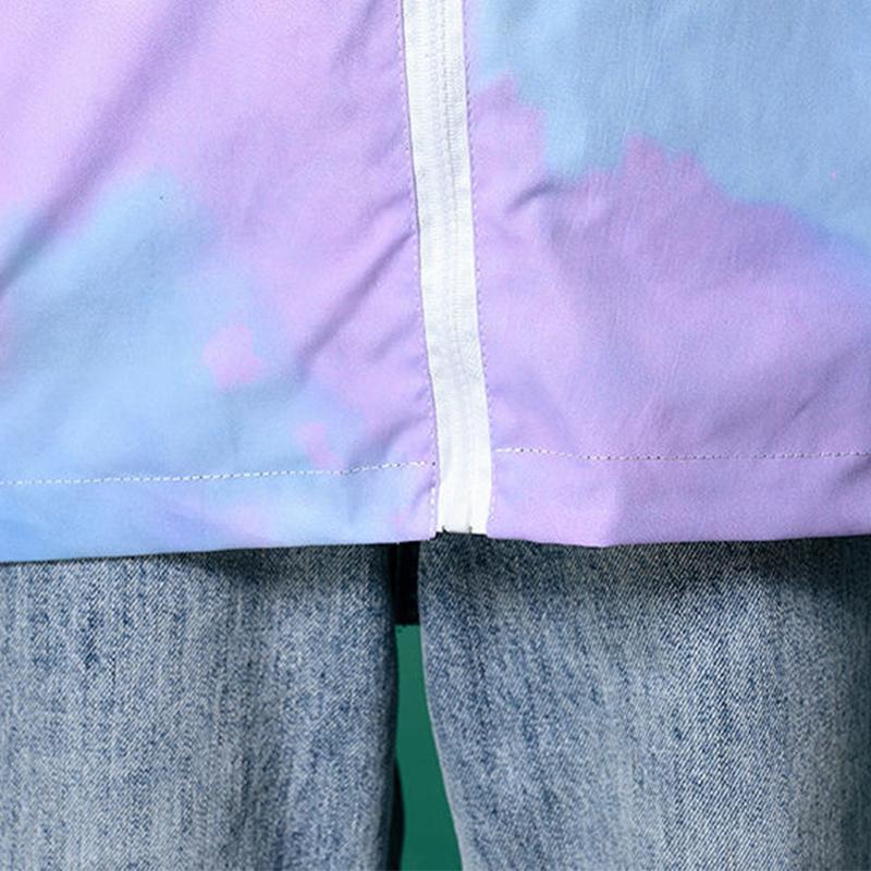 Reversible Jacket Women Loose Spring and Autumn Baseball Uniform Jacket Double-sided Wear Top