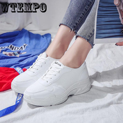 Mesh Women Casual Shoes Lace-up Men Shoes Lightweight Plus Size Breathable Walking Sneakers