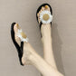 Flip-flops Female Summer Wear Students Korean Version of Small Daisy All-match Ladies Flat-bottom Trend Beach Sandals and Slippers