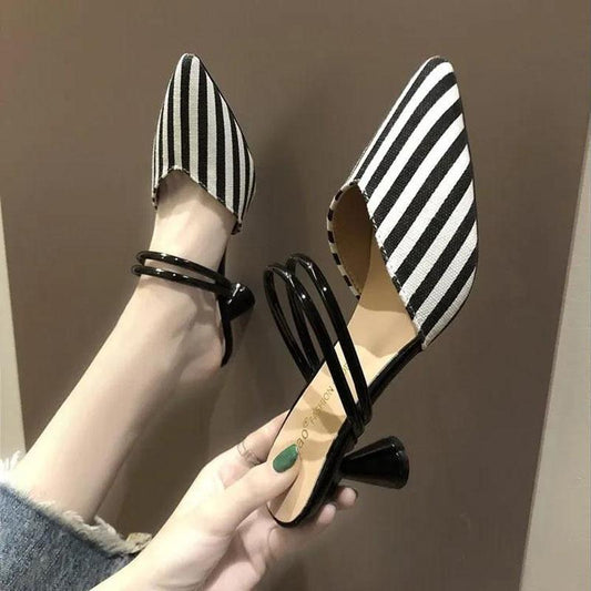 Women's Summer Sandals Comfortable Mid-heel Non-slip Wear-resistant Sandals