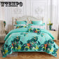 Bedding Set Plant Flowers Fashion Patterns Bed Sheet Quilt Cover Pillowcase