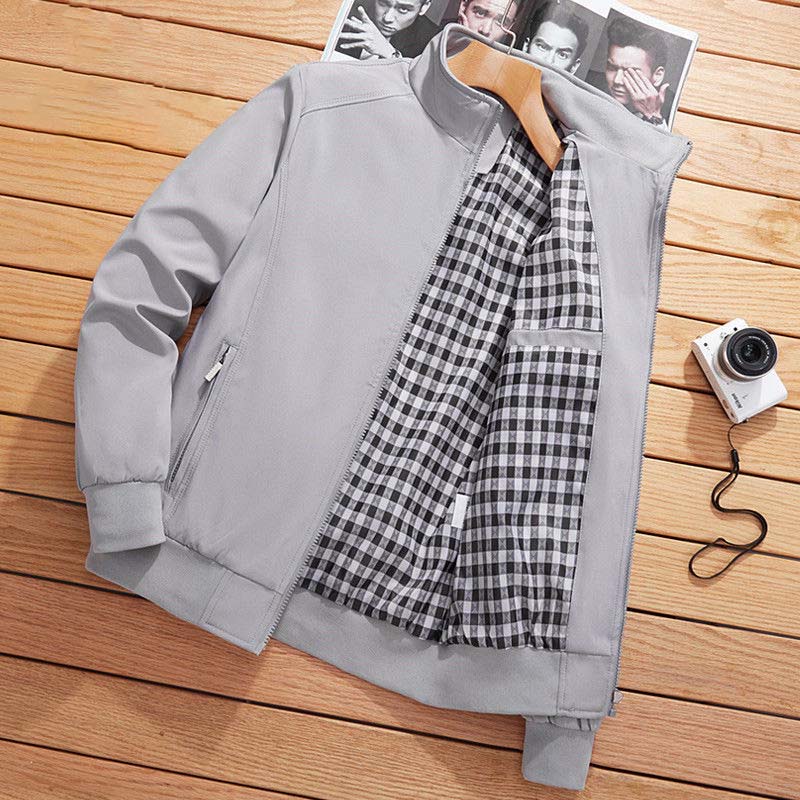 Spring and Autumn Equipment Middle-aged Men's Jacket Thin Leisure Large Code Casual Coat