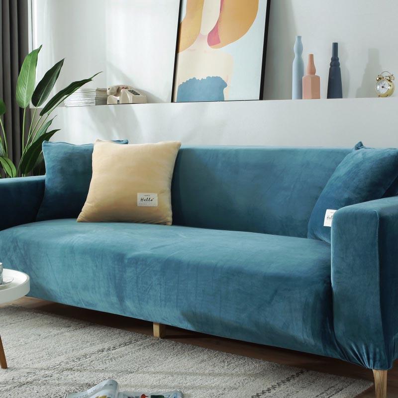 Elastic Stretch Sofa Cover 1/2/3/4 Seater Sofa Slipcover Couch Covers for Universal Sofas Sectional L Shaped Slipcover