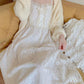 Summer Glitter First Love Long Skirt Female French Mid-length Lace Suspender Dress Little Fairy Temperament
