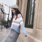 Plus Fleece Turtleneck Sweater Women Autumn and Winter Loose Imitation Mink Fleece Pullover Bottoming Sweater