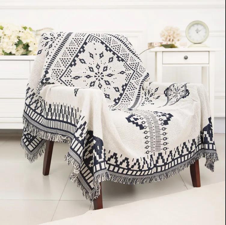 Fashion Simple Breathable Full Cover Sofa Cover Bay Window Sofa Seat Cushion Blanket Sofa Towel