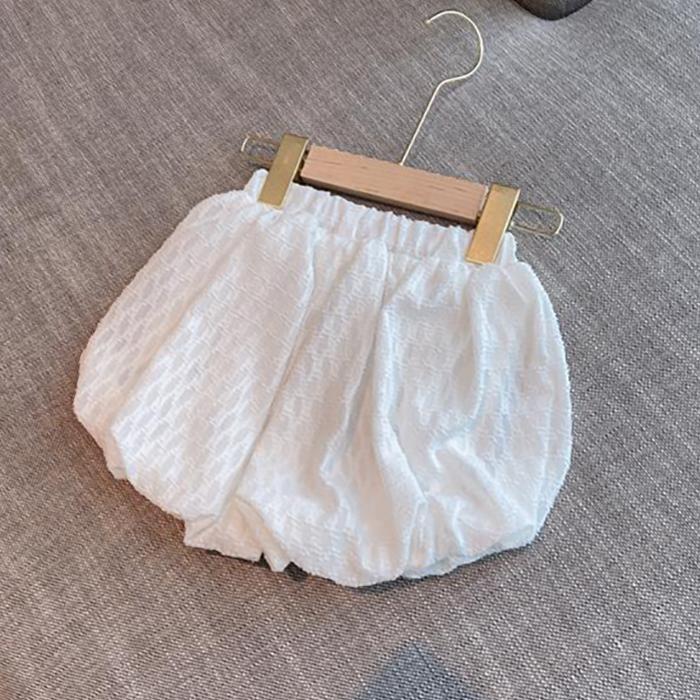 Children's Pants Summer Girls' Shorts Loose Bract Pants Korean Solid Casual Pants Lantern Pants Pumpkin Pants