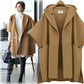 Autumn and Winter Women Bat Sleeve Woolen Cape Coat Large Size Female Casual Loose Warm Coat