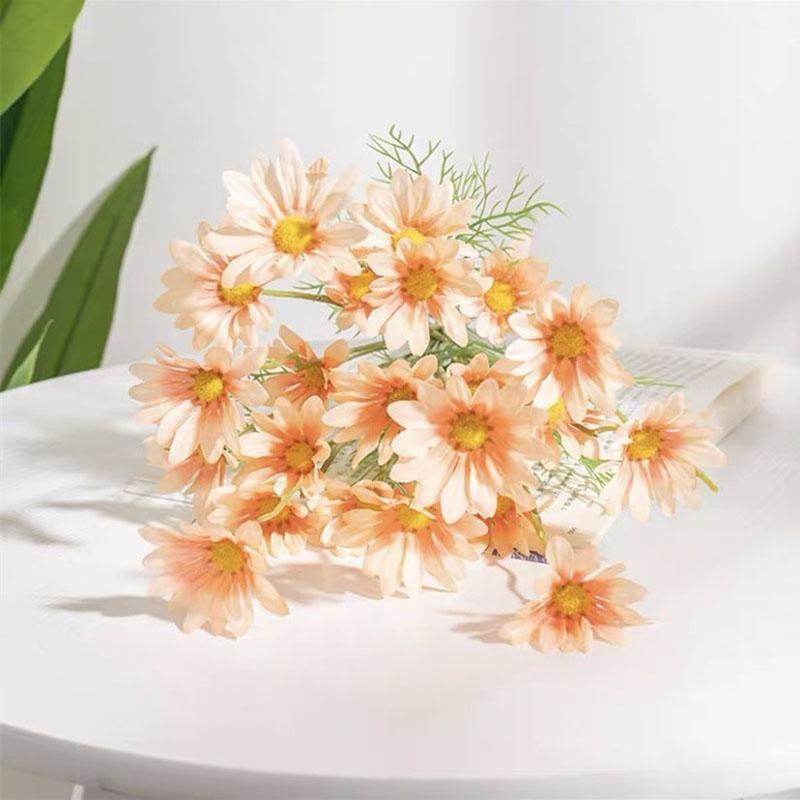 Simulation Flower Small Daisy Chamomile Fake Flower Photo Photography Photo Props Living Room Decoration Decorative Flower