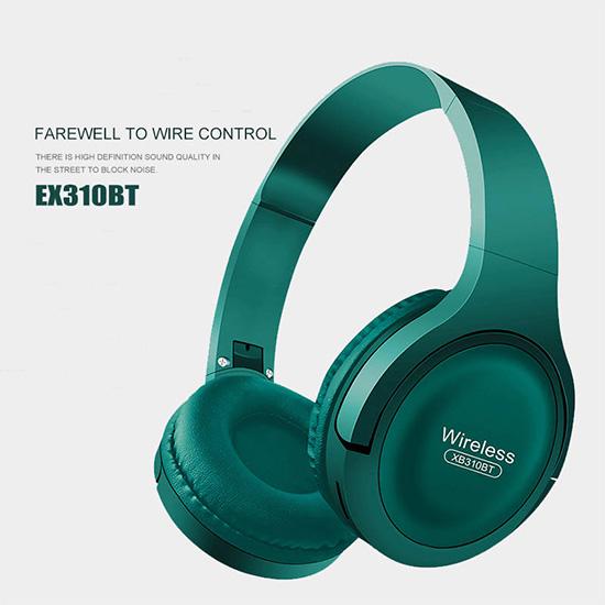 Wireless Noise Cancelling Bluetooth 5.0 Headphones Handsfree Foldable Headset built-in Mic for Calls