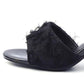 Women's Summer Open-toed Fringed Fur All-match Stiletto High Heels and Sandals and Slippers