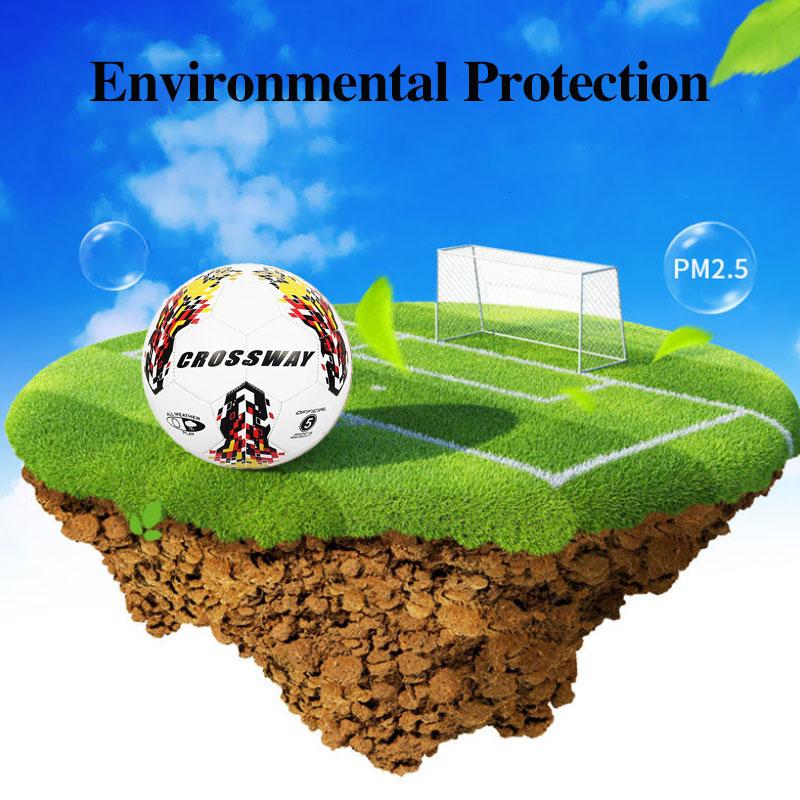 PU Soft Leather Soccer Ball Training and Competition Football Wear-resistant Soccer Size 5