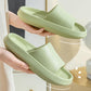 Slippers Women Summer 4CM Soles Soft Non-slip Shoes Outdoor Increased Slippers Wear-resistant Home Shoes Couple Shoes Unisex