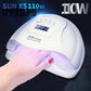 Nail Phototherapy Machine LED Nail Light Gel Polish Cure Nail Dryer Lamp Smart
