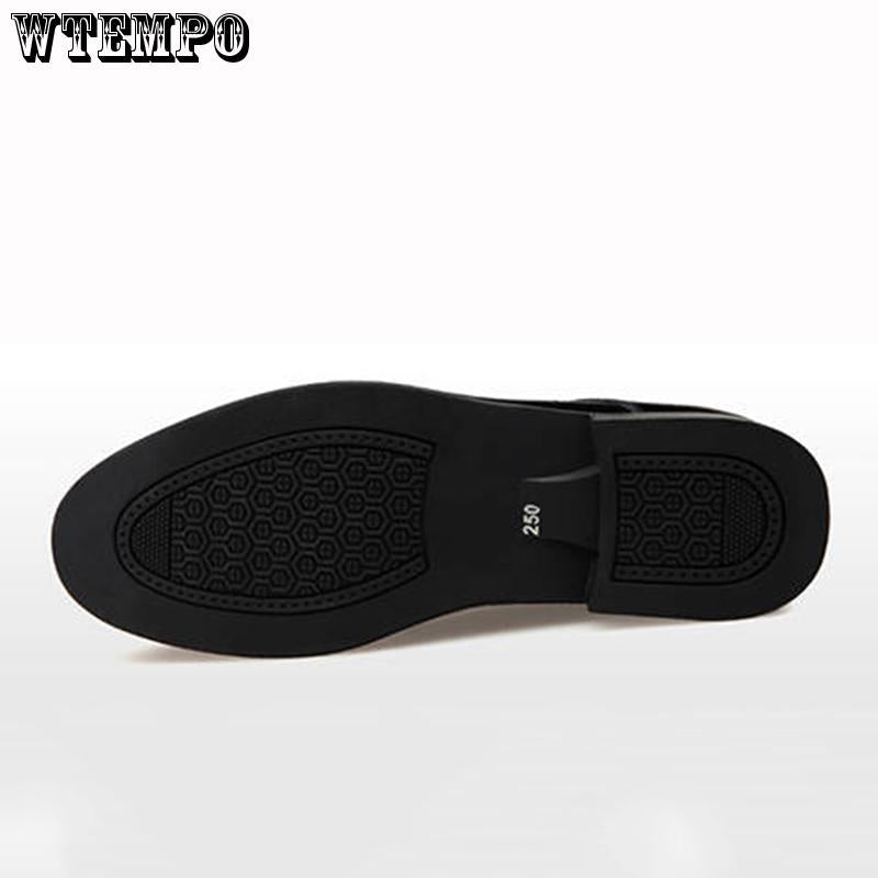 Fashion Men Business Shoes Soft Leather Casual Shoes Brand Men's Leather Shoes Black Footwear