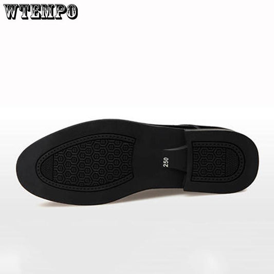 Fashion Men Business Shoes Soft Leather Casual Shoes Brand Men's Leather Shoes Black Footwear