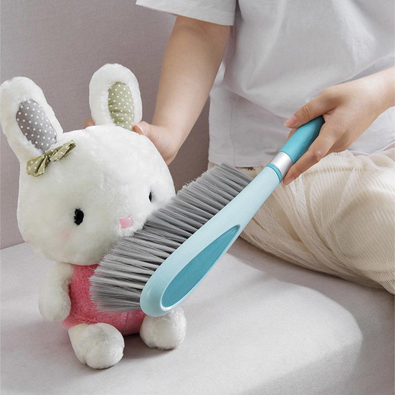 Household Long-handled Bed Sweeping Brush Bed Sweeping Broom Fur Dust Removal Brush Sofa Carpet Cleaning Brush Bed Sweeping Artifact