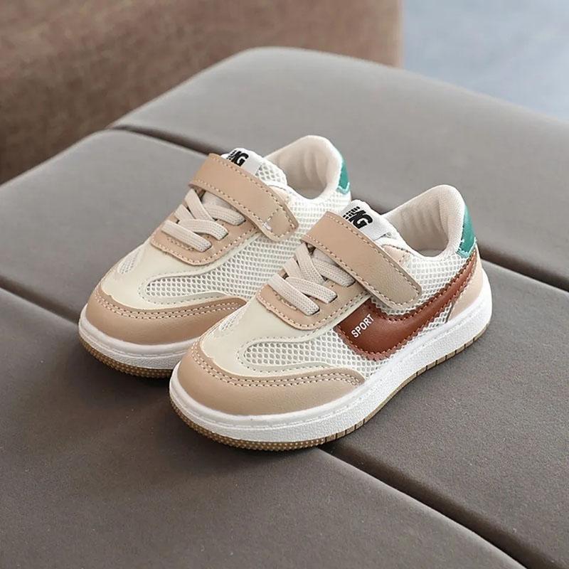 Baby Shoes Spring and Autumn Boy Girls Casual Board Shoes Children's Learning Shoes Girls Breathable Net Shoes Sports Shoes