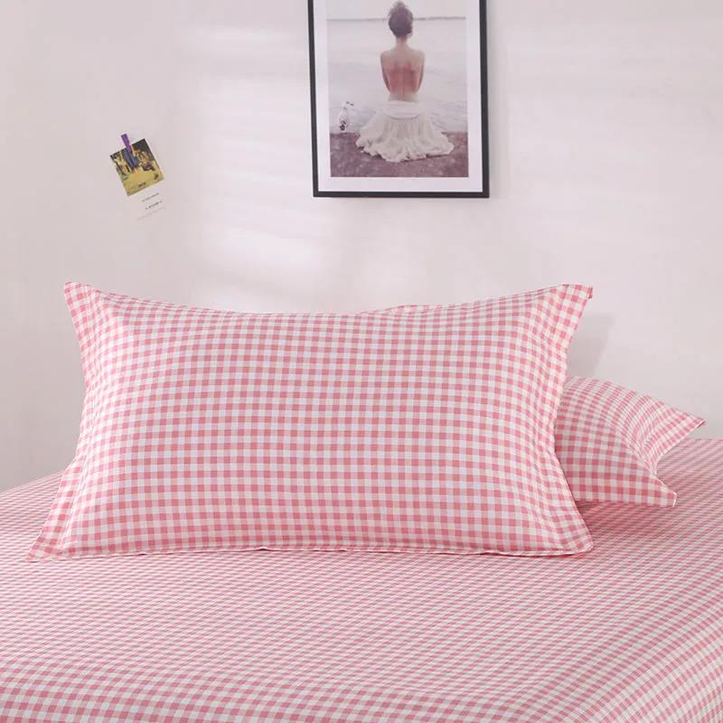48*74cm Pastoral Style Cotton Pillowcases A Pair of Quilted Thickened Large Pillowcases