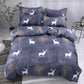 3pcs Suit Pillow Case Bed Linen Set Red Rose Heart Bedding Cover flower Duvet Cover