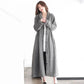 Autumn and Winter Coral Fleece Nightgown Women's Plus Size Pajamas 200 Catties Fat MM Home Service Long Section Over The Knee Flannel Bathrobe