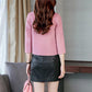 Fashion All-match Knit Jacket Autumn and Winter Korean Fashion All-match Imitation Mink Velvet Ladies Cardigan Jacket