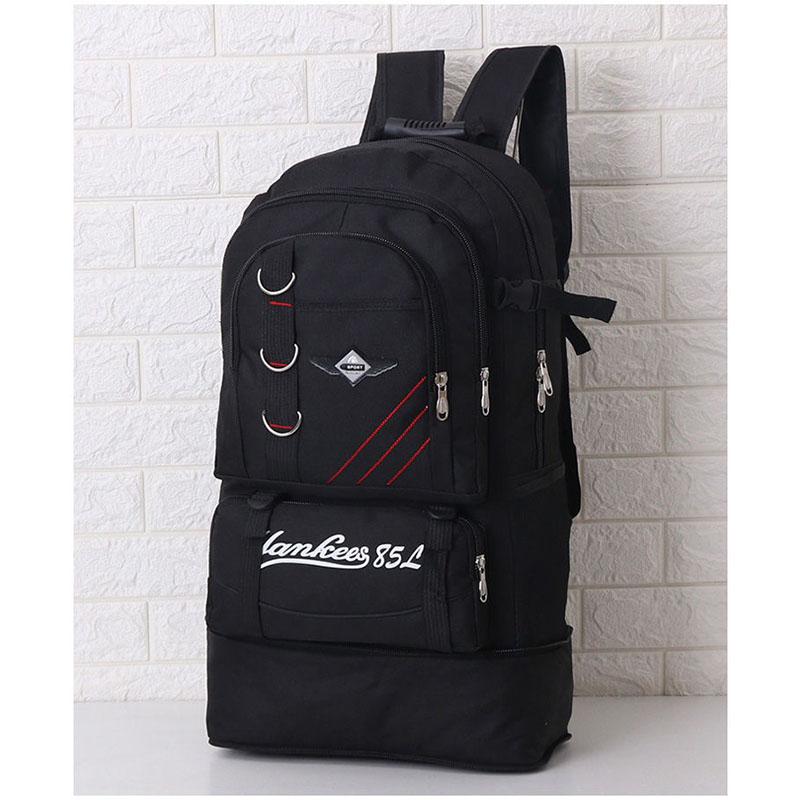 Casual Large-capacity Backpack Men's 85-liter Outdoor Mountaineering Backpack Working and Business Trip Luggage Bag