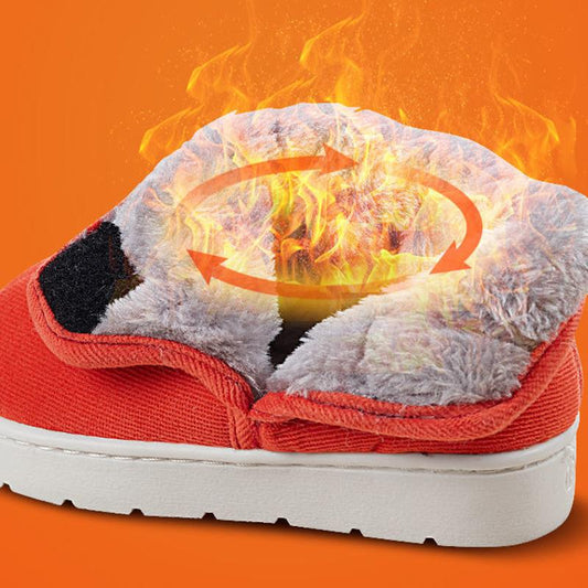 Children's Cotton Slippers Winter Plus Velvet Thickening Children's Indoor Home Non-slip Warm Shoes
