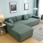Solid Colors Slipcovers Plush Thicken Sofa Cover 1/2/3/4 Seats L Shape Recliner Protector Cover Set