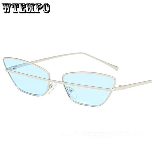 Fashion Cat Eye Sunglasses Women Men Brand Designer Sun Glasses Vintage Mirror Eyeglasses Female Pin